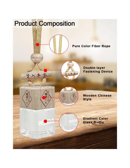 Ambientador de Aire para Automóvil Ikeda Coco 45 Días Ambientador de Aire para Automóvil Ikeda Coco 45 Días