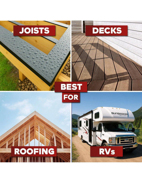 Cinta Butílica XFasten 5 cm x 15 m Impermeable para Decking