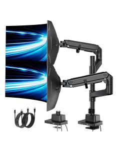 Soporte Doble para Monitor Ultrawide monTEK MA1001UCPBK-D 17-57"