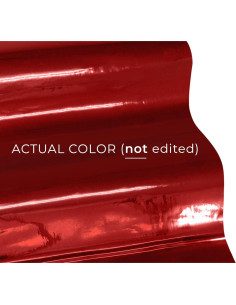 Vinilo Adhesivo Permanente VViViD DECO65 Rojo Cromo 2.13m x 0.30m 2