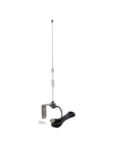 Antena NMO Dual Banda VHF UHF 43cm TWAYRDIO con Soporte y Cable