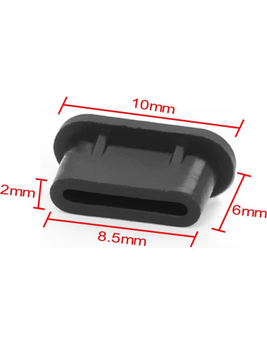 Paquete de 20 Tapones Antipolvo USB C OPSFALCON - Silicona