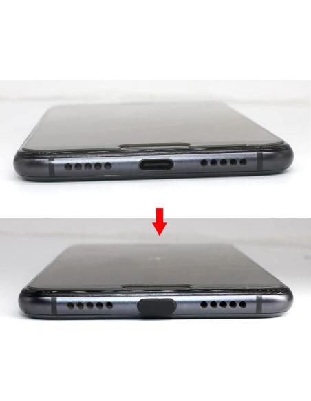 Paquete de 20 Tapones Antipolvo USB C OPSFALCON - Silicona