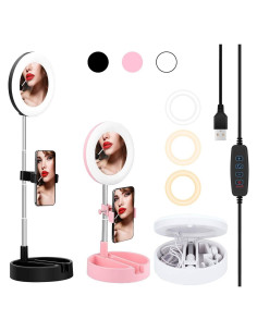 Luz de Anillo LED Dimmable Regal Signature G3 16cm con Soporte