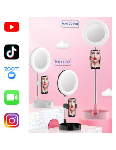 Luz de Anillo LED Dimmable Regal Signature G3 16cm con Soporte 2