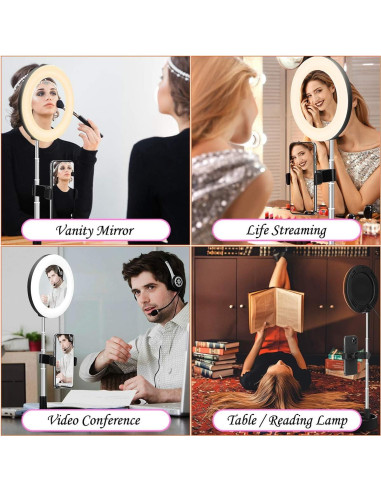 Luz de Anillo LED Dimmable Regal Signature G3 16cm con Soporte