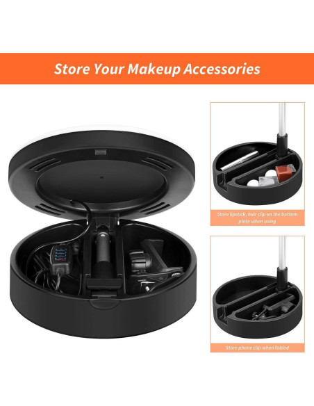 Luz de Anillo LED Dimmable Regal Signature G3 16cm con Soporte