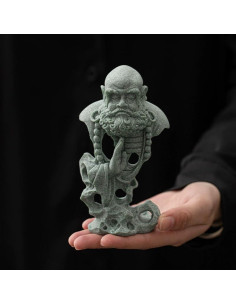 Estatua de Buda Meditando Livelyfish 20.57 cm Jardín Zen 2