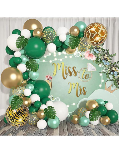 Fondo Redondo 7x7ft Rosa Floral Encaje para Baby Shower