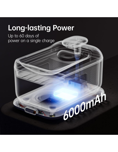 Fuente de Agua Inalámbrica PETSEE 4.5L para Gatos y Perros