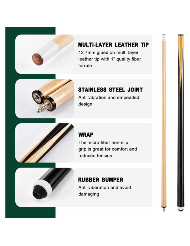 Kit de Accesorios para Mesa de Billar Outus 71 Piezas