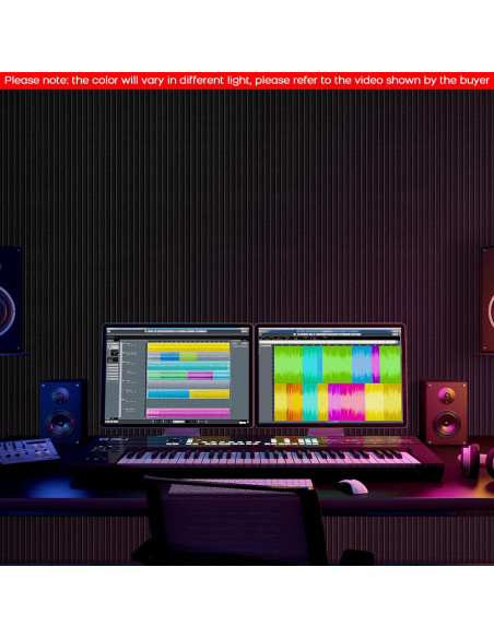 Paneles Acústicos Grandes BUBOS 120x60 cm Autoadhesivos Negro Paneles Acústicos Grandes BUBOS 120x60 cm Autoadhesivos Negro