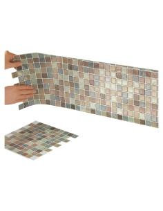 Azulejos Adhesivos Mosaico Colecciones Etc - Juego de 6, 25.4 cm