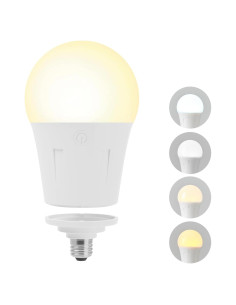 Bombilla LED E12 recargable KARTOOSH con control remoto
