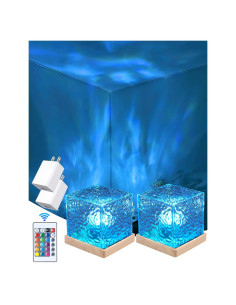 Lámpara Oceánica Deogos Luminorthe Cube 16 Colores 12.95 cm