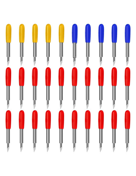 30 Pcs Cuchillas de Repuesto AUNKZL para Máquinas de Corte