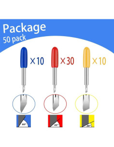 30 Pcs Cuchillas de Repuesto AUNKZL para Máquinas de Corte 2