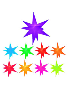 Estrella Inflable LED SAYOK 1.5m para Fiesta y Boda