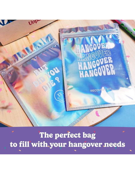 Kit de Resaca House of Party 10 Piezas Holográficas 5x7