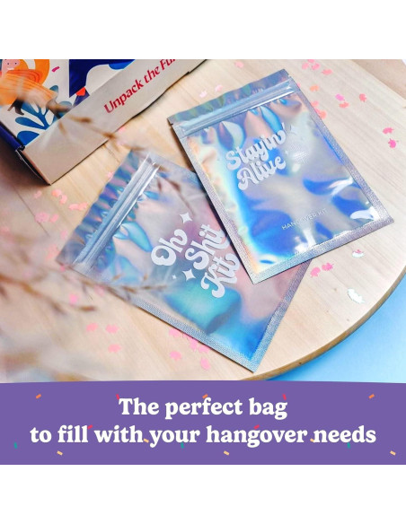 Kit de Resaca House of Party 10 Piezas Holográficas 5x7