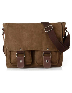 Bolsa de Mensajero Impermeable P-chaos para Cámara DSLR 27x10x23cm