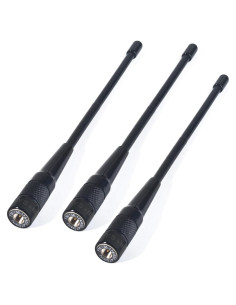 Antena Doble Banda HYS 701N SMA-Macho 144/430MHz para Walkie Talkie