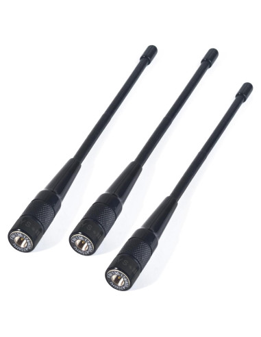 Antena Doble Banda HYS 701N SMA-Macho 144/430MHz para Walkie Talkie