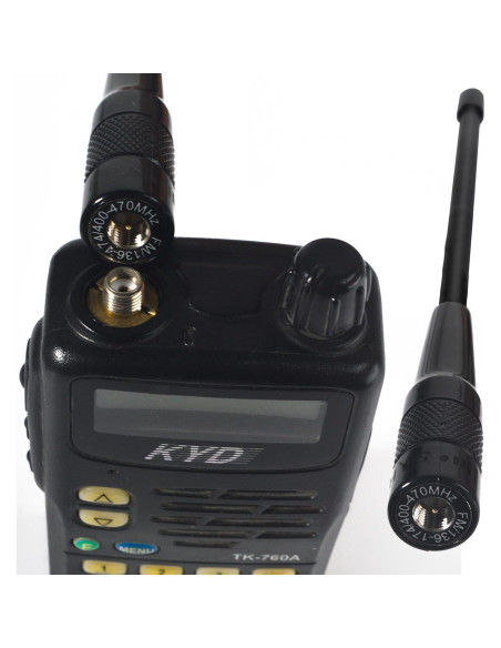 Antena Doble Banda HYS 701N SMA-Macho 144/430MHz para Walkie Talkie Antena Doble Banda HYS 701N SMA-Macho 144/430MHz para Walkie Talkie