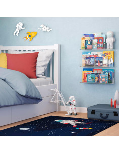 Estante Flotante Acrílico NATURE SUPPLIES, Juego de 3, 41.65 cm 2