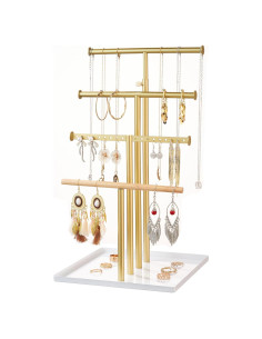 Organizador de Joyas Josmimic Dorado Ajustable 48 cm