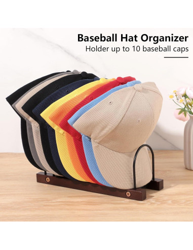 Organizador de Sombreros Dntorx para 10 Gorras de Béisbol
