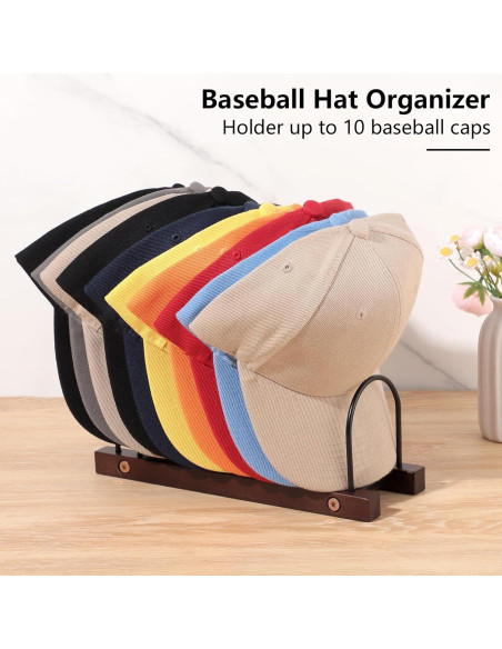 Organizador de Sombreros Dntorx para 10 Gorras de Béisbol