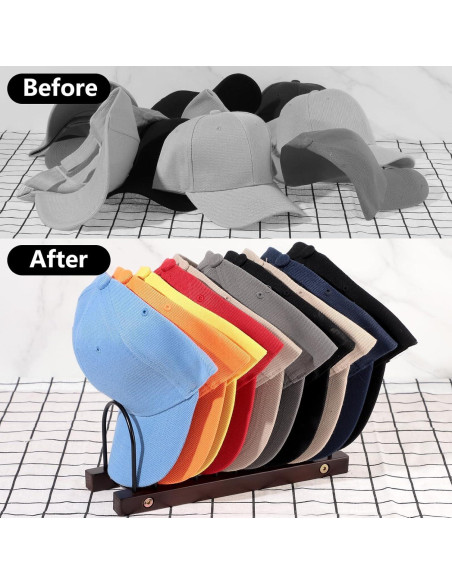 Organizador de Sombreros Dntorx para 10 Gorras de Béisbol