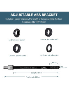 Adaptador de Eje Pasante M12 Kelingsi para Remolque de Bicicleta 2