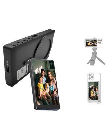 Monitor Selfie Magnético Genérico para iPhone - 10.1 cm