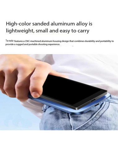 Monitor Selfie Magnético Genérico para iPhone - 10.1 cm