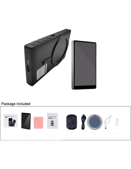 Monitor Selfie Magnético Genérico para iPhone - 10.1 cm Monitor Selfie Magnético Genérico para iPhone - 10.1 cm