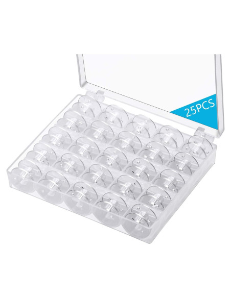 Bobinas para Máquina de Coser Eoehro 25 Pcs con Caja
