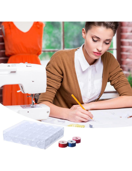 Bobinas para Máquina de Coser Eoehro 25 Pcs con Caja