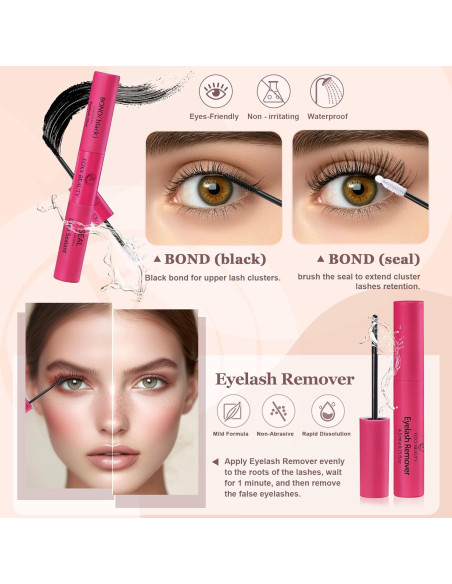 Kit de Extensión de Pestañas CCODDY 480 Pcs 20D-50D DIY