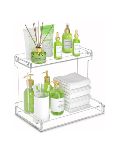 Organizador de Encimera de Baño NPPLUS 2 Niveles Acrílico