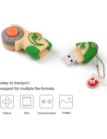 Unidad Flash USB 16GB Leizhan Cortador Rotatorio Colorido Unidad Flash USB 16GB Leizhan Cortador Rotatorio Colorido