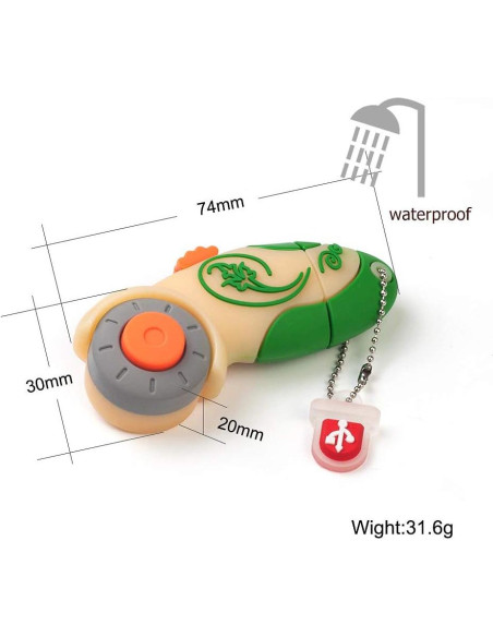 Unidad Flash USB 16GB Leizhan Cortador Rotatorio Colorido Unidad Flash USB 16GB Leizhan Cortador Rotatorio Colorido