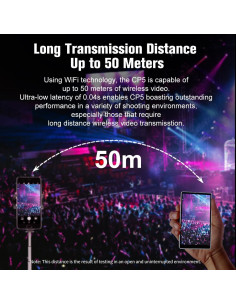 Monitor de Vlog CP5 Lite 5" FHD 1080P con Control Remoto 2