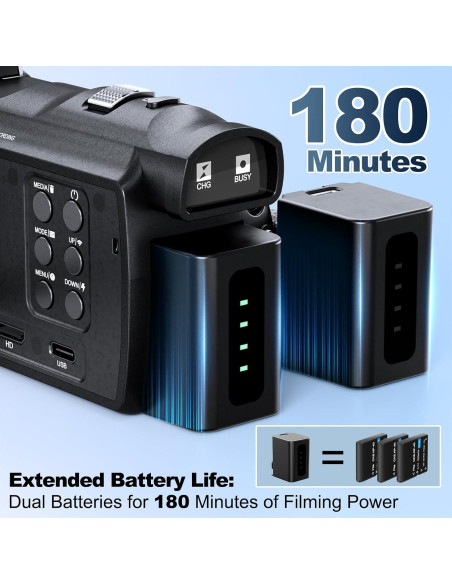 Cámara de Video 5K NBDDIGITAL MC-D110-2504-US 48MP Zoom 16X Cámara de Video 5K NBDDIGITAL MC-D110-2504-US 48MP Zoom 16X