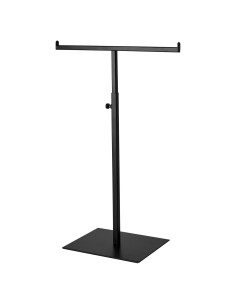 Soporte de exhibición de joyería CHANJEYION Negro T-bar