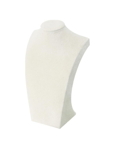 Soporte de Bustos para Collares Coward Terciopelo Beige 22.86 cm