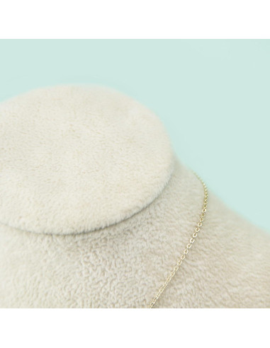 Soporte de Bustos para Collares Coward Terciopelo Beige 22.86 cm