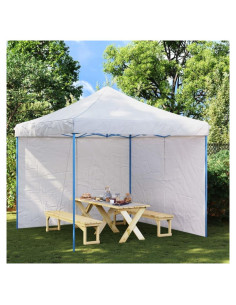 Paredes Laterales de Carpa QJBSAVVA 2 Pcs 299.9x195 cm Blanco