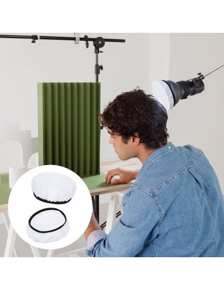 4 Piezas Difusor de Luz 18cm Telooco para Fotografía